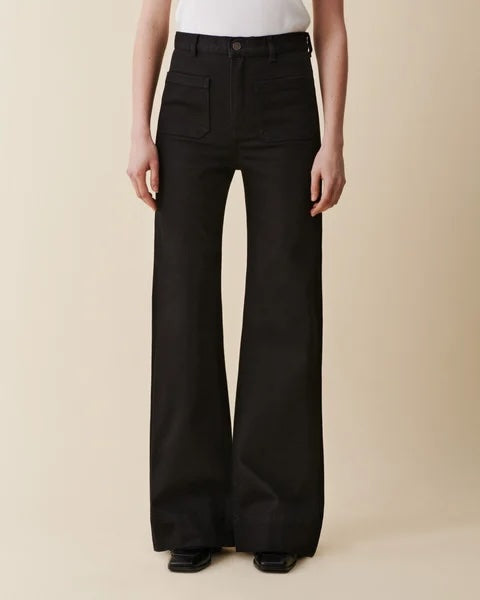 St Monica Jeans Rinse Stay Black Bukser